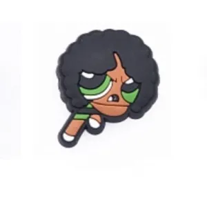 SHOE CHARMS - BUTTERCUP POWER AFROPUFF GIRLS