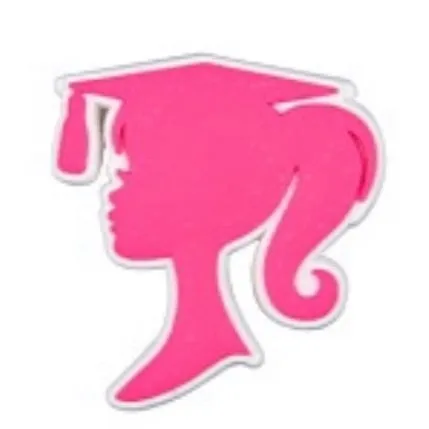 SHOE CHARMS - GRADUATE BARBIE