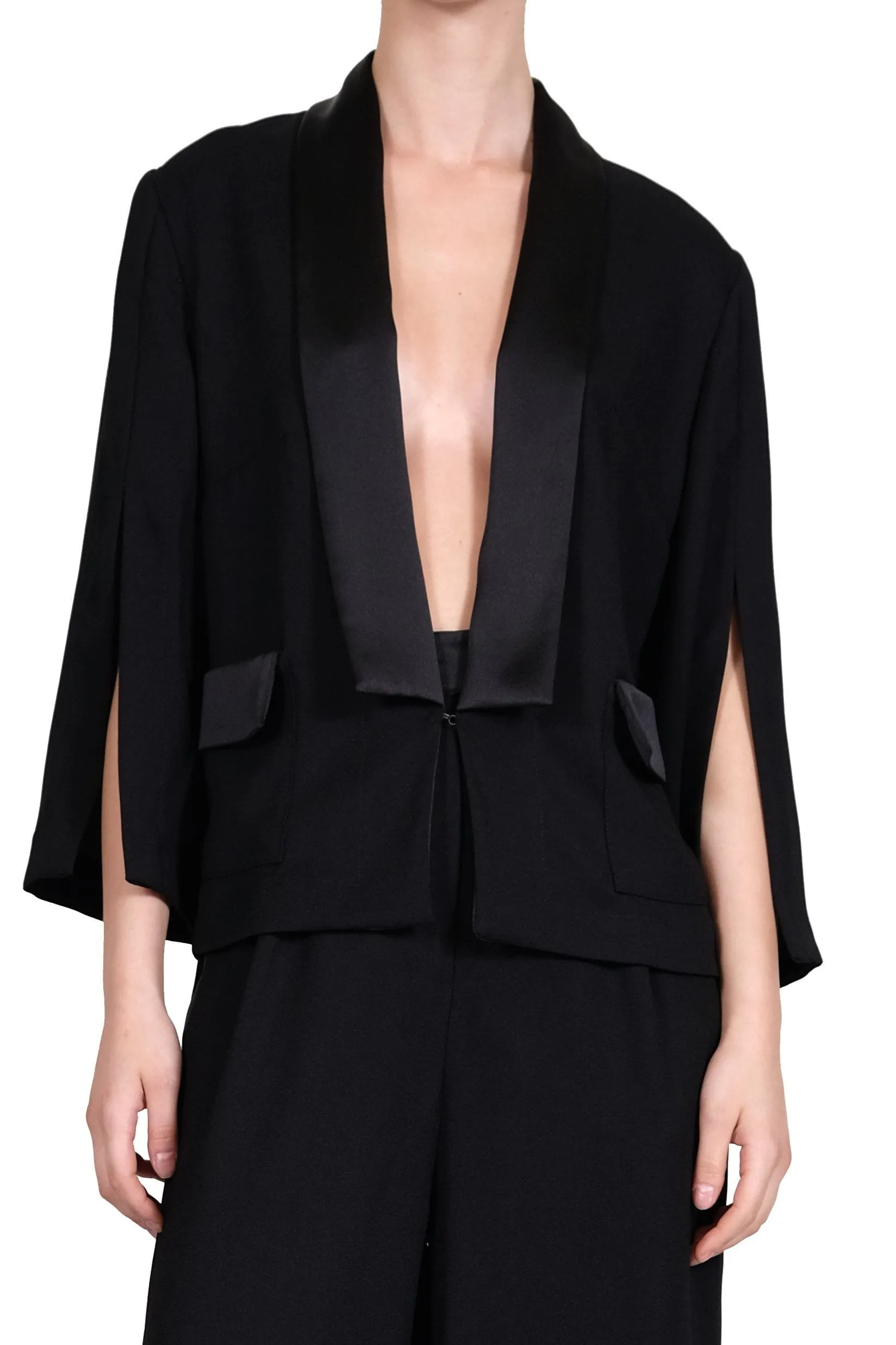 Short Tuxedo Blazer