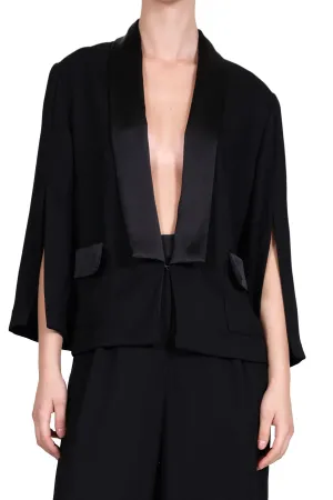 Short Tuxedo Blazer