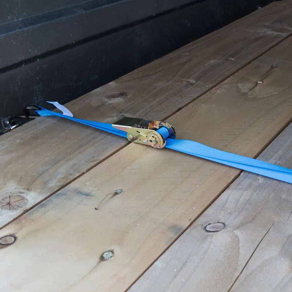 Silverline Endless Ratchet Tie-Down Strap 2pk 5m x 25mm - Rated 500kg Capacity 1000kg 566269