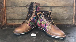 Size 39 Gypsy Boots - Flower Garden