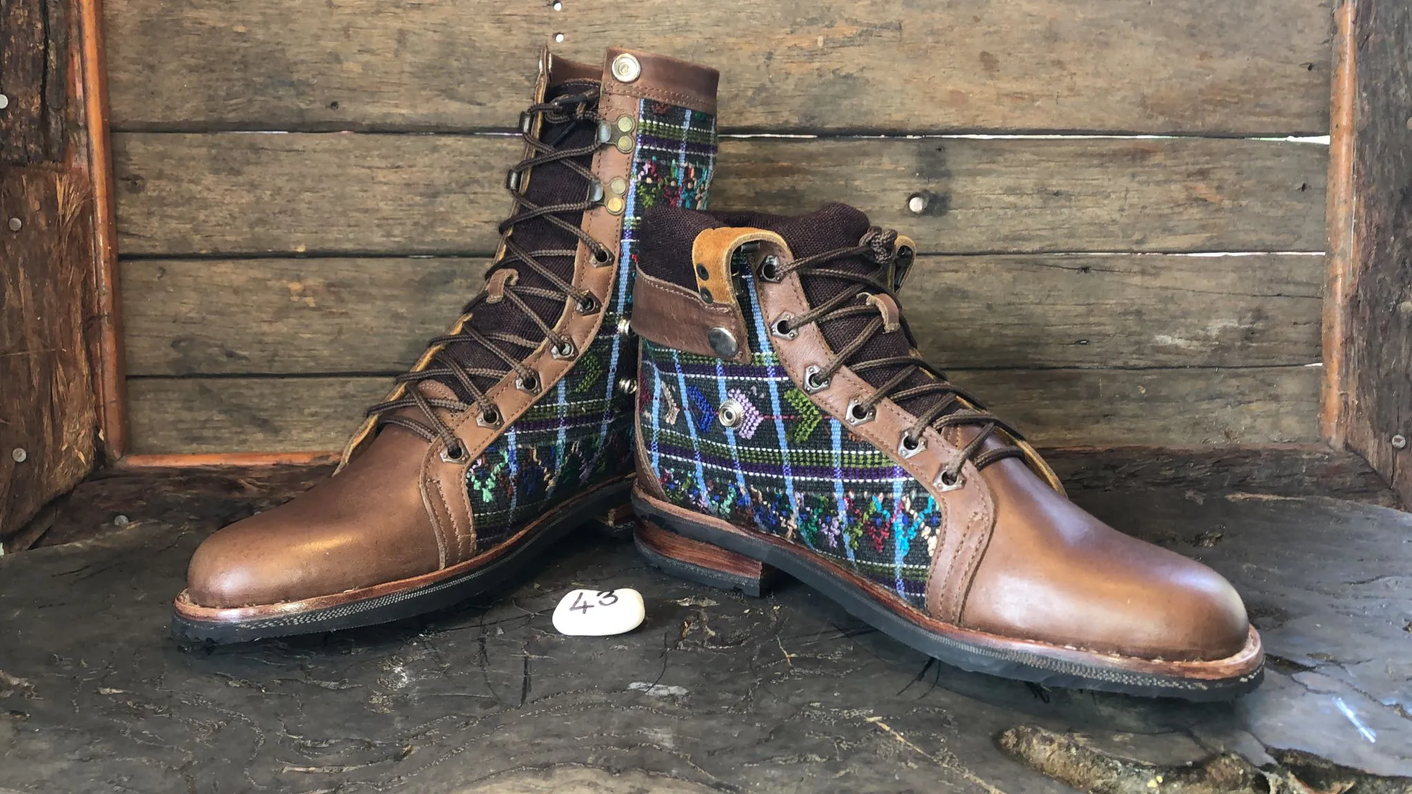 Size 43 Gypsy Boots - Flying Cranes