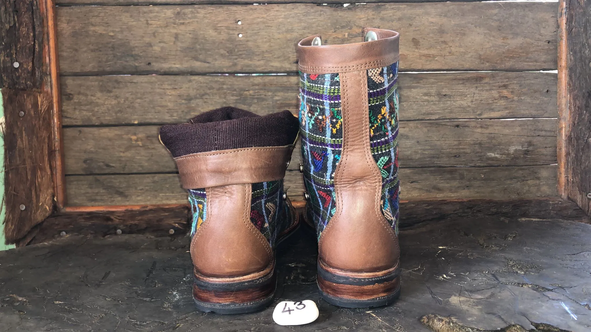 Size 43 Gypsy Boots - Flying Cranes