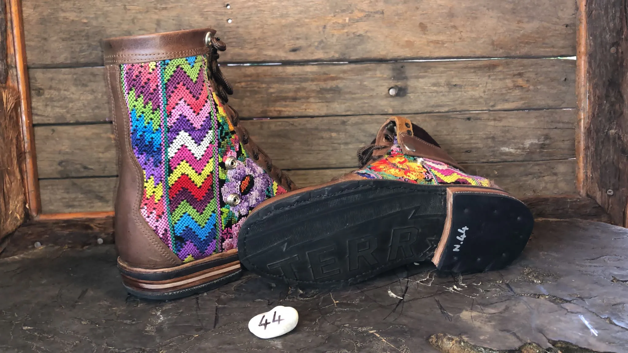 Size 44 Gypsy Boots - Flowers and Arrows