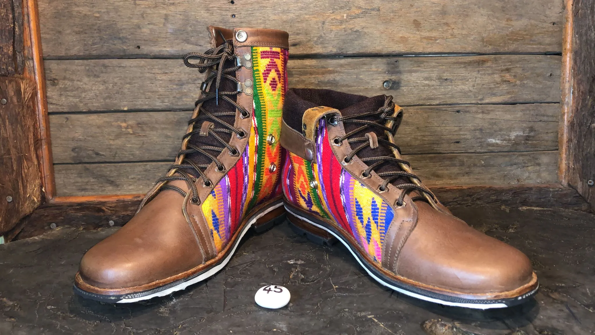 Size 45 Gypsy Boots - Mexican Fiesta