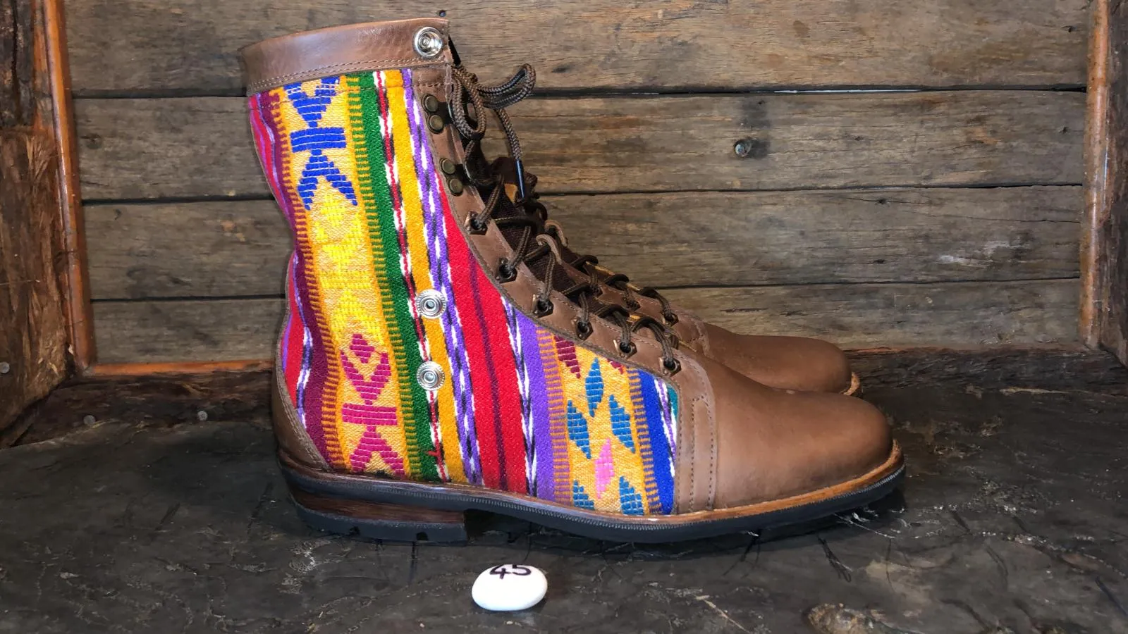 Size 45 Gypsy Boots - Mexican Fiesta