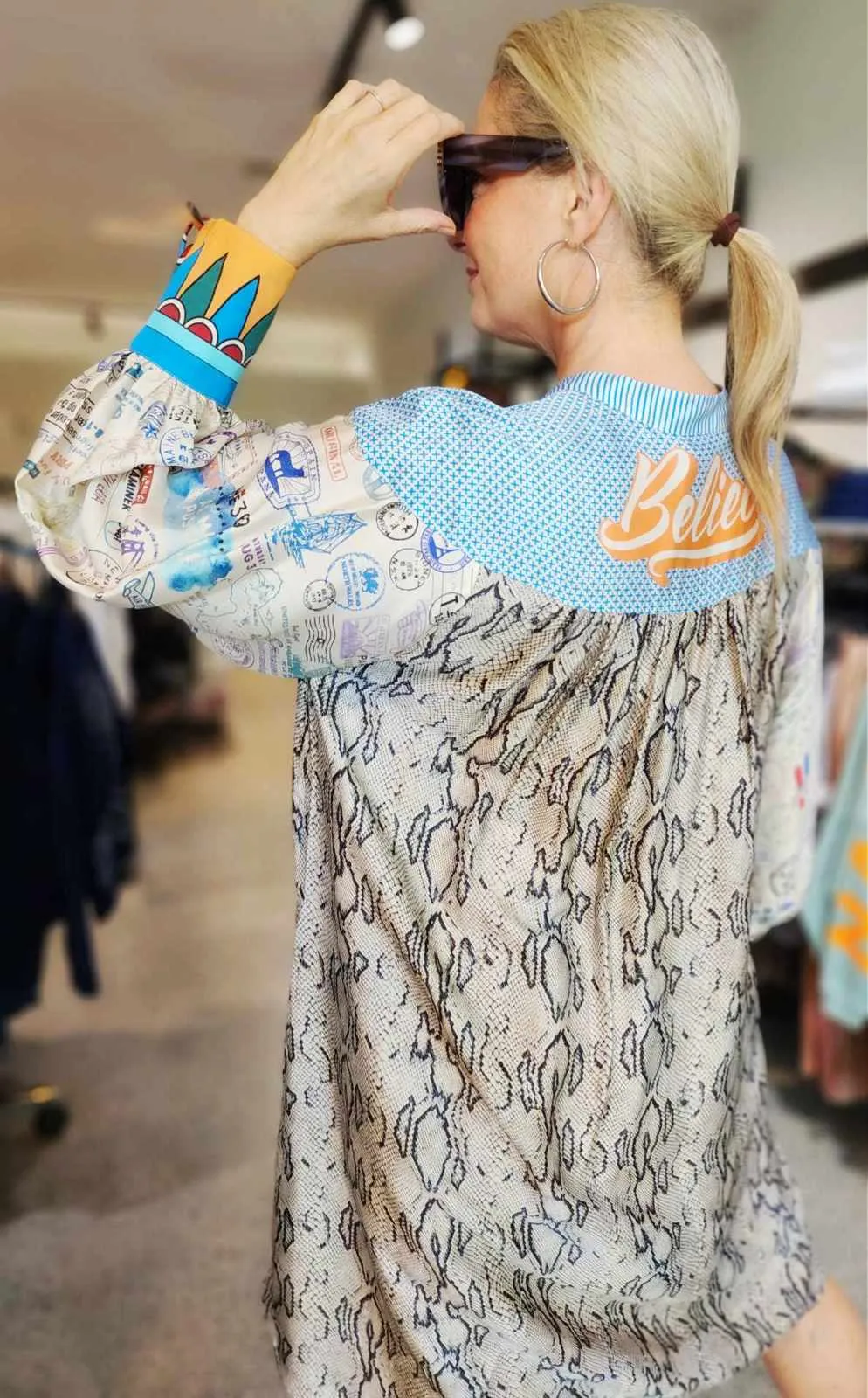 Snake Charmer Midi Dress