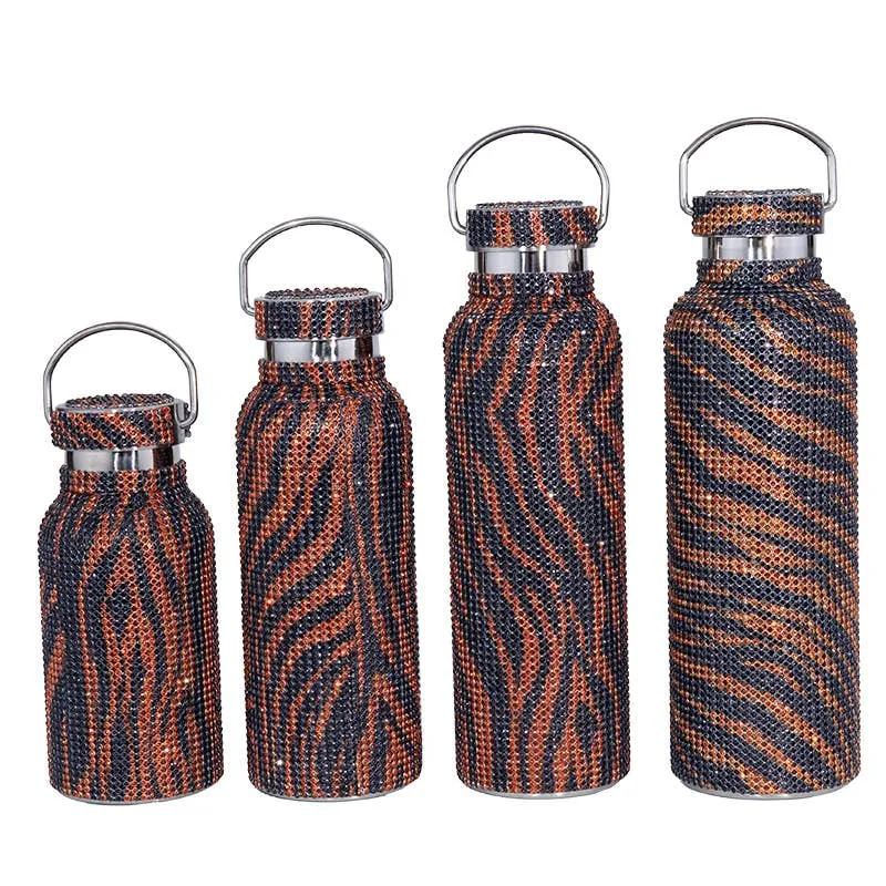 Sparkle Rhinestone Water Bottle ONE only 20 OZ Pink