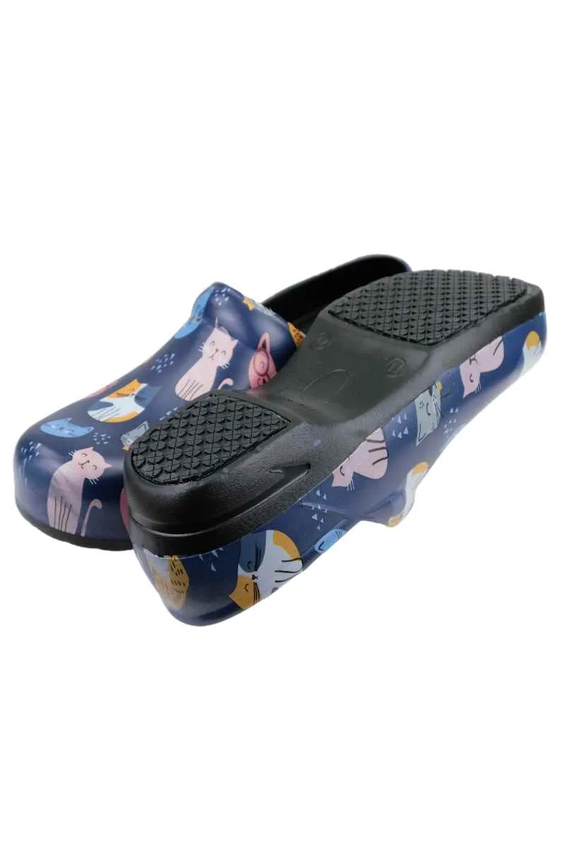 StepZ Women's Slip Resistant Nurse Clogs | Meow Z's