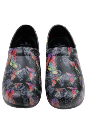 StepZ Women's Slip Resistant Nurse Clogs | Monarch Flight