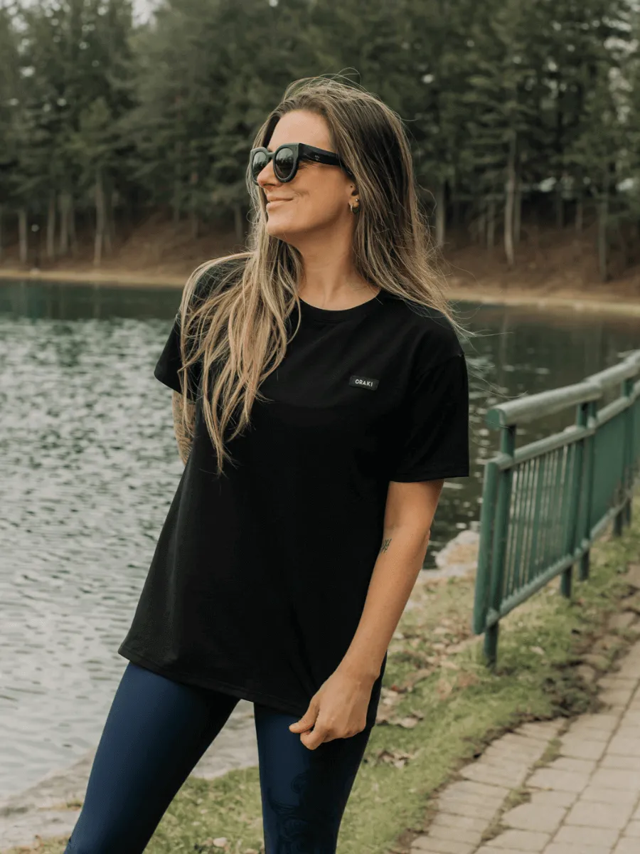 T-Shirt Extra Ample - Noir