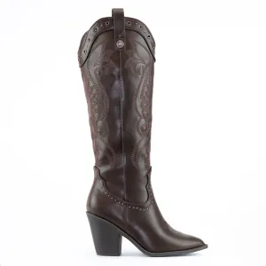Texas - Cowgirl Western Boots, Stitched Detailing, Bold & Authentic for Festival Looks or Country-Themed Events, Casual Country-Inspired Looks