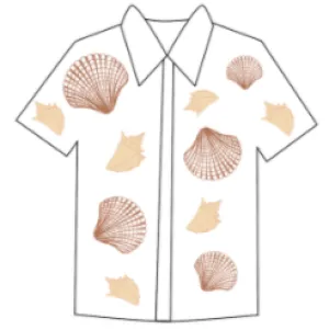 THE BEACH BUTTON DOWN | SAY SHELLS