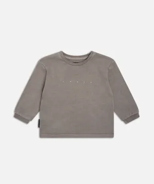 The Indie Oversize Ls Tee - Clay
