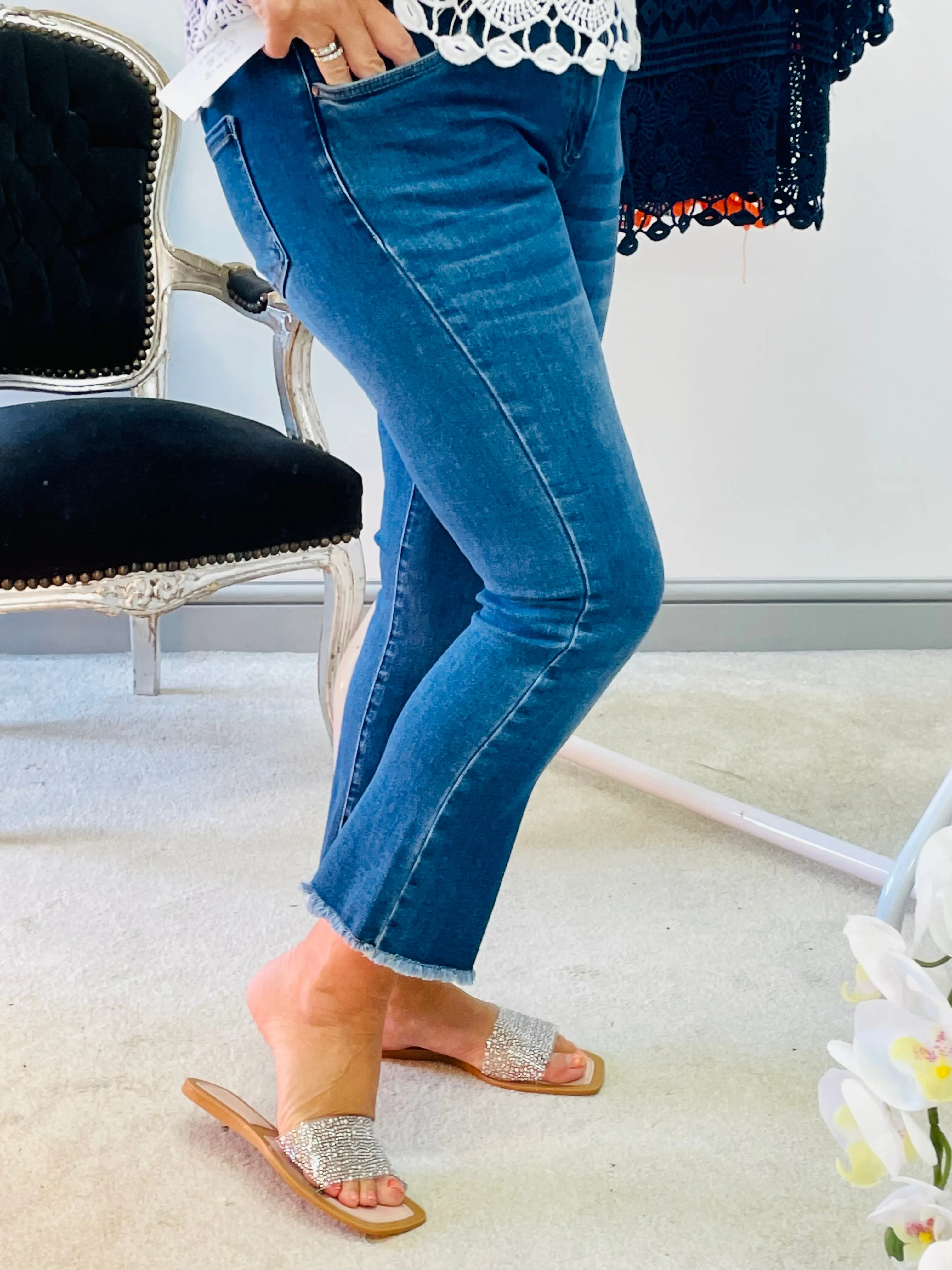 The STEPH ankle grazer jeans - sizes 6 to 14