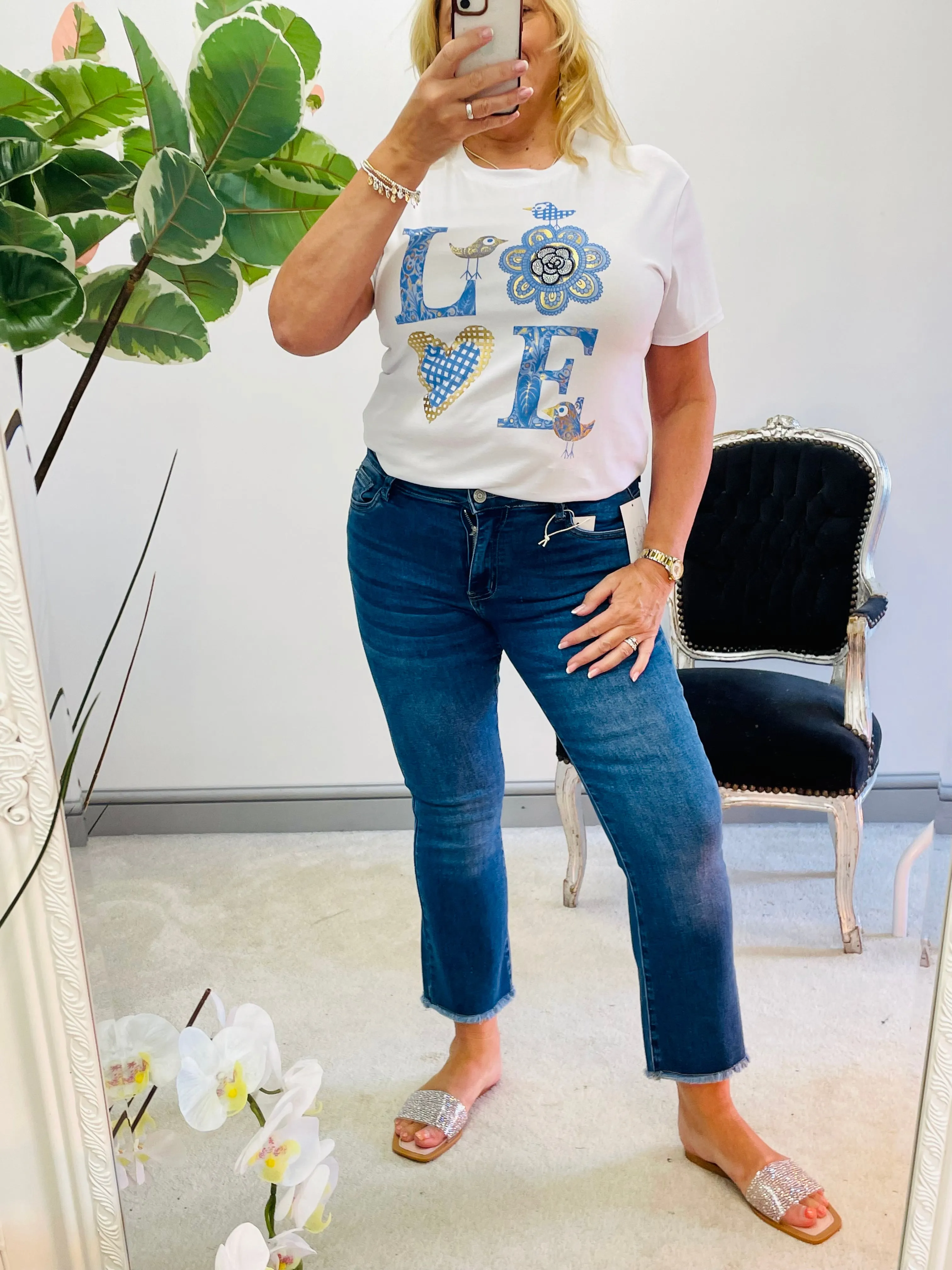 The STEPH ankle grazer jeans - sizes 6 to 14