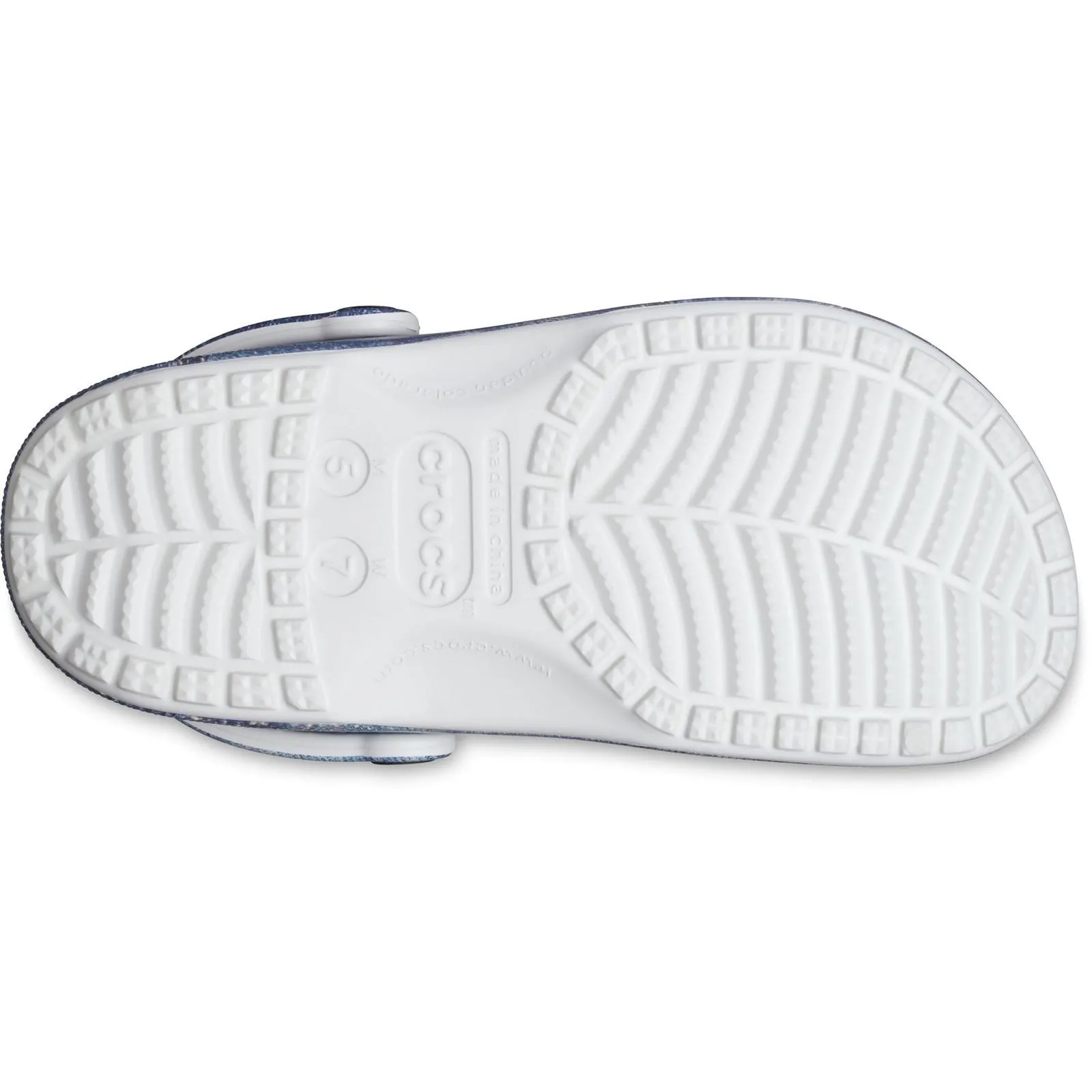 Unisex Crocs 210402 Klassische Denim Clog-Sandalen