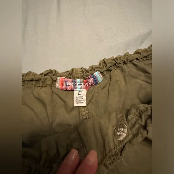 Urban Outfitters Army Green Shorts Adjustable Waist NWOT