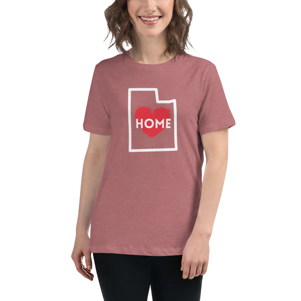 UTAH IS HOME Women's Relaxed T-Shirt