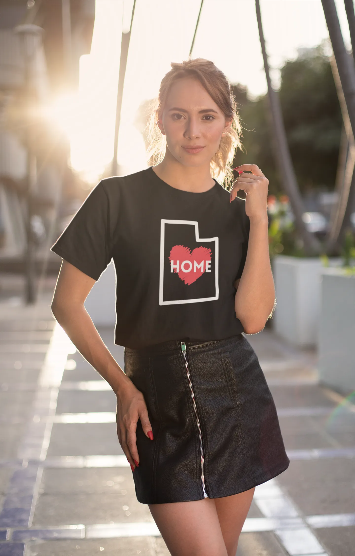 UTAH IS HOME Women's Relaxed T-Shirt