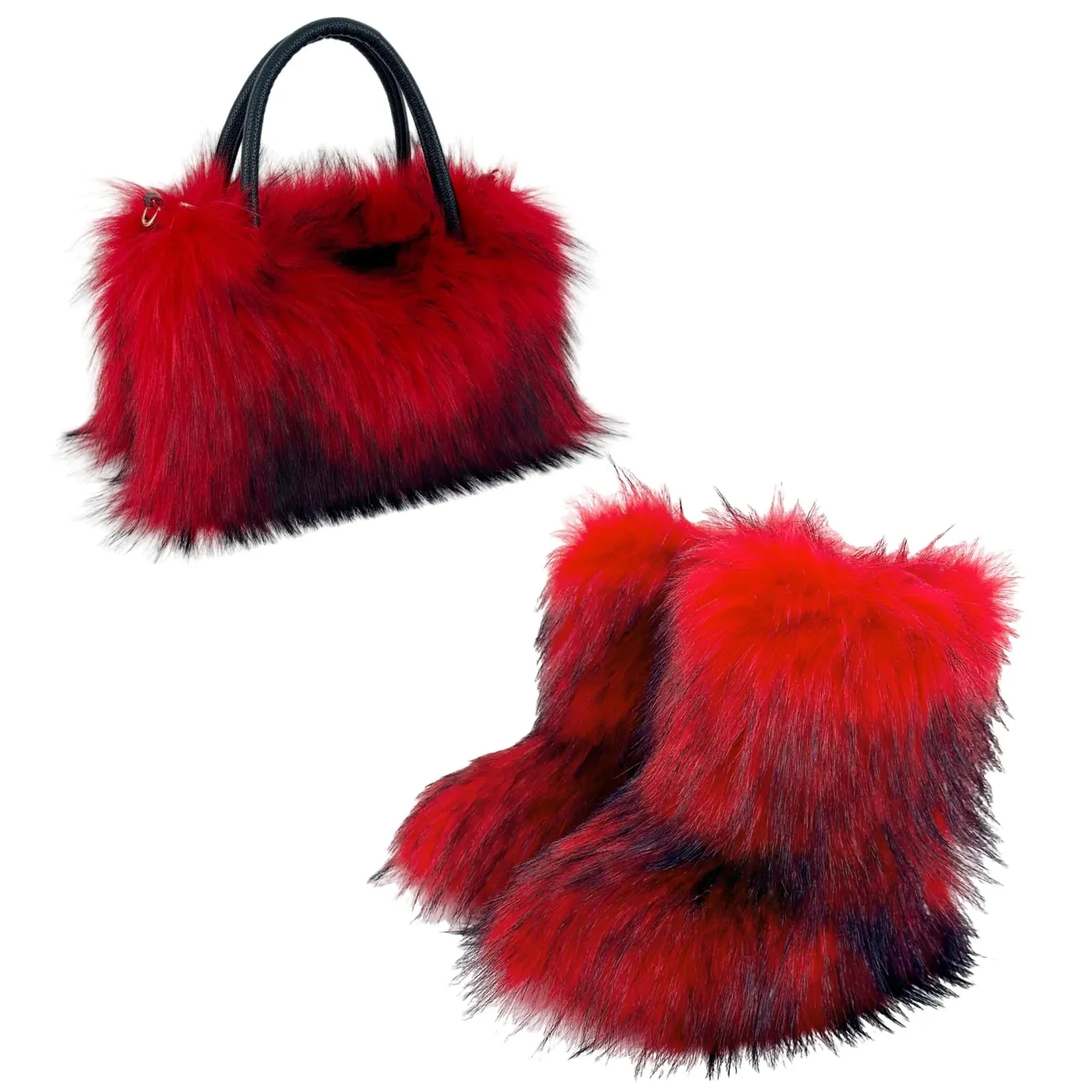 Versatile Luxury Fur Handbag
