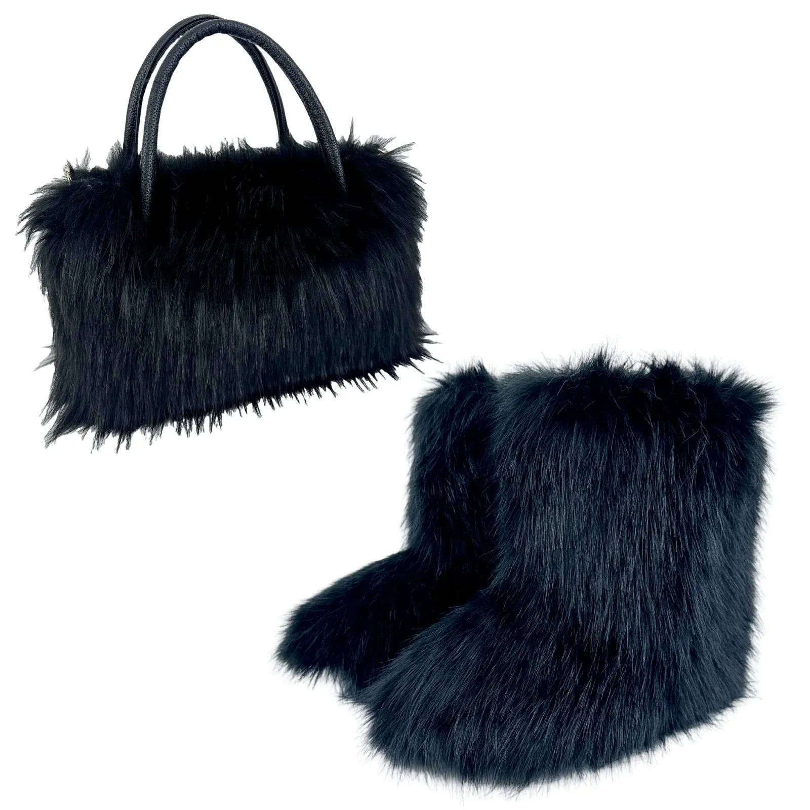 Versatile Luxury Fur Handbag