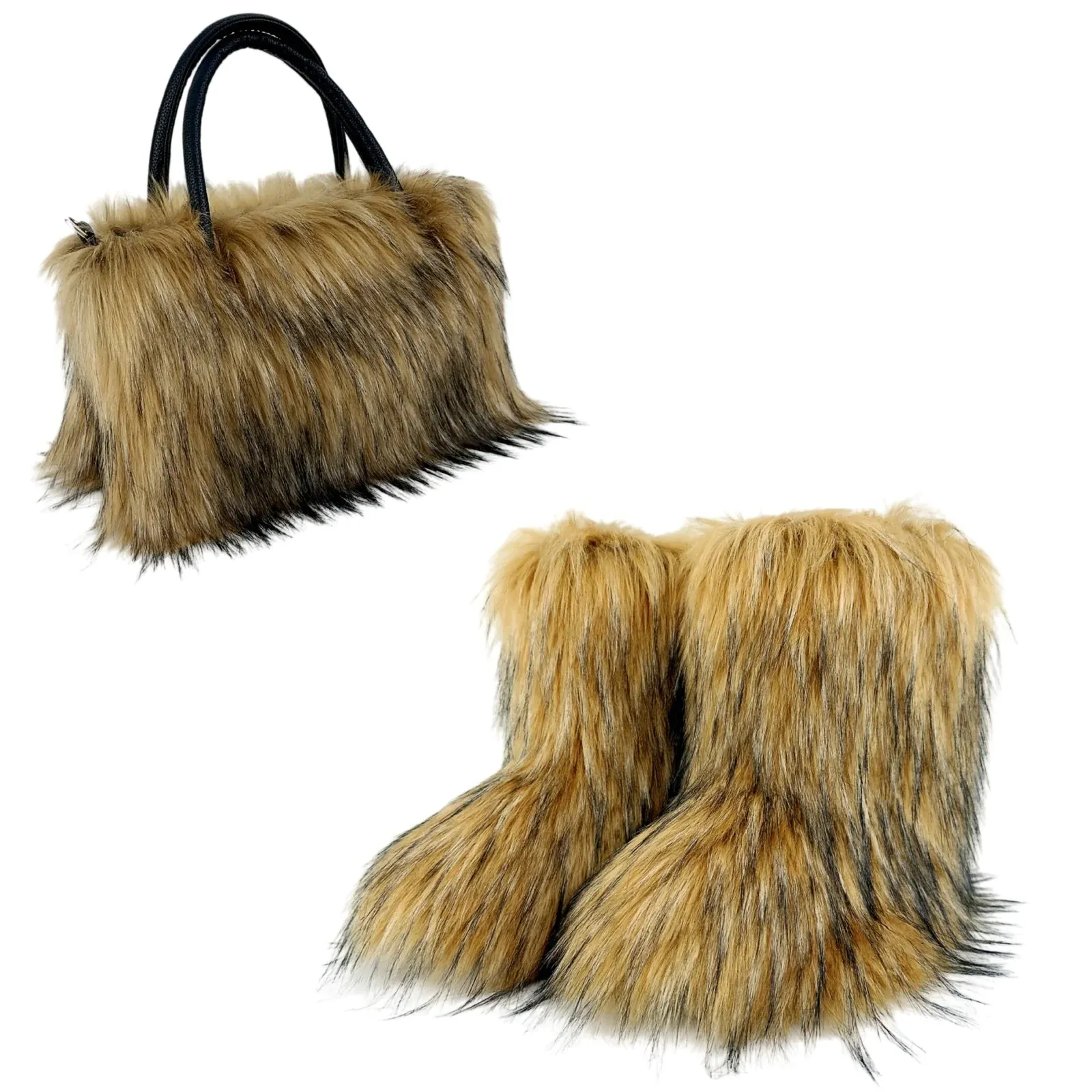 Versatile Luxury Fur Handbag