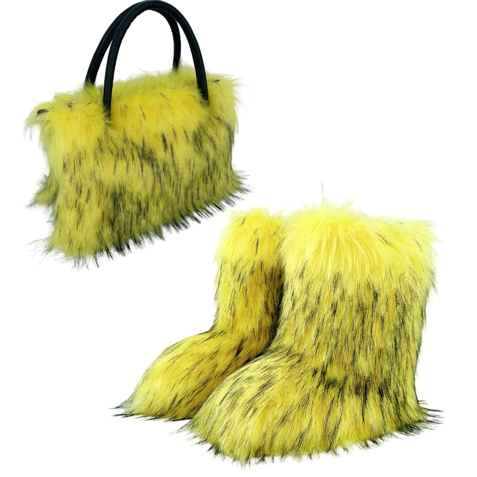 Versatile Luxury Fur Handbag