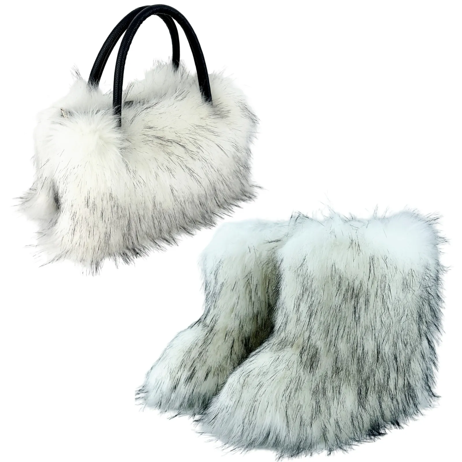 Versatile Luxury Fur Handbag