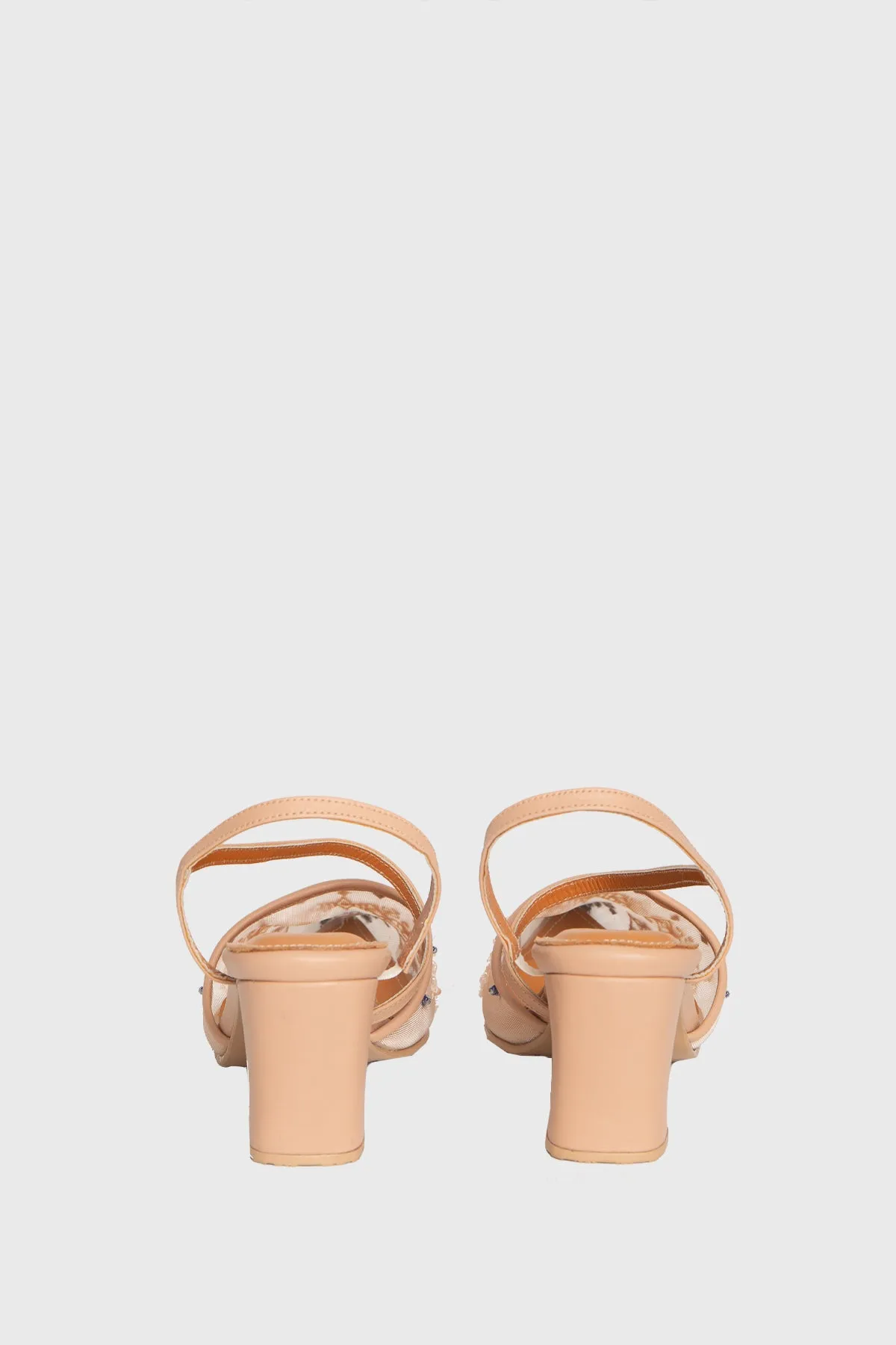 Vivian Heels in Sand Coral