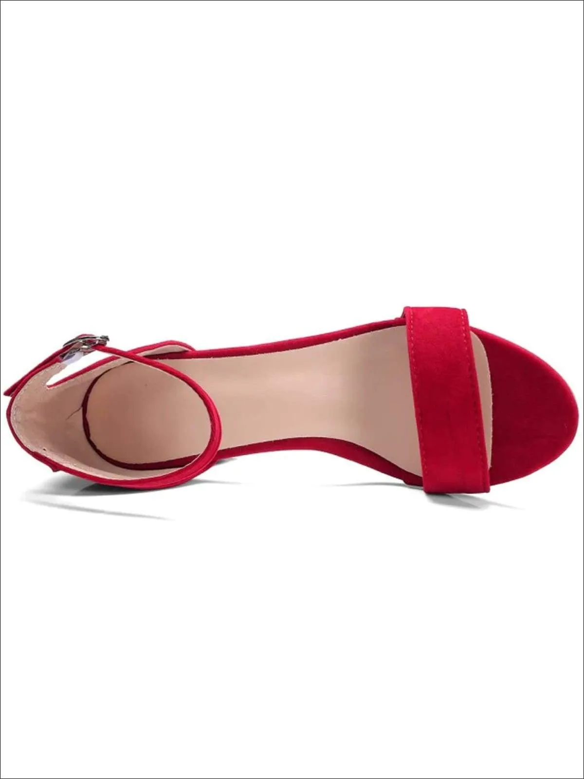 Women's Casual Block Heel Ankle Strap Sandals By Liv and Mia