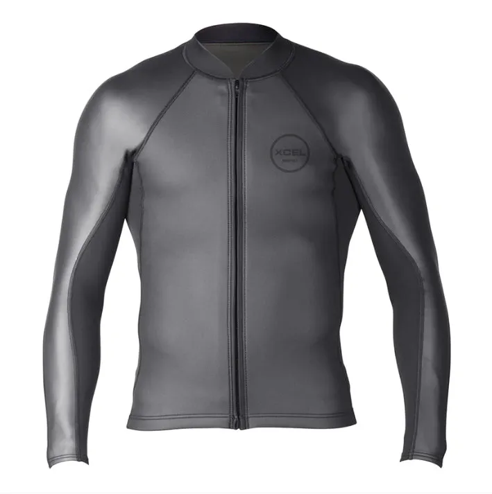 Xcel Axis Sharkskin L/S Front Zip Jacket 2/1mm
