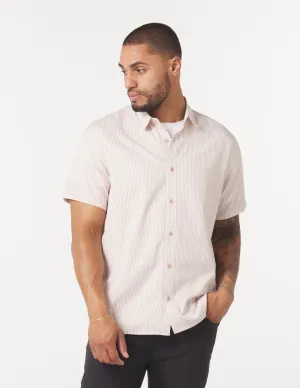 Zephyr Shirt: Adobe Rose Stripe